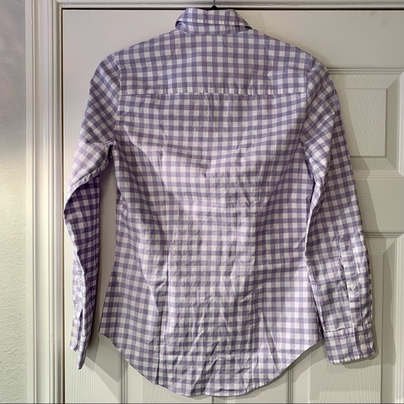 Peter Millar Long Sleeve Button Down Shirt Purple Women's Size XS - Picture 2 of 6